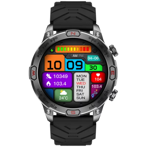 VD36 PRO Rugged Smart Watch Mens Outdoor Recreation - Image 2