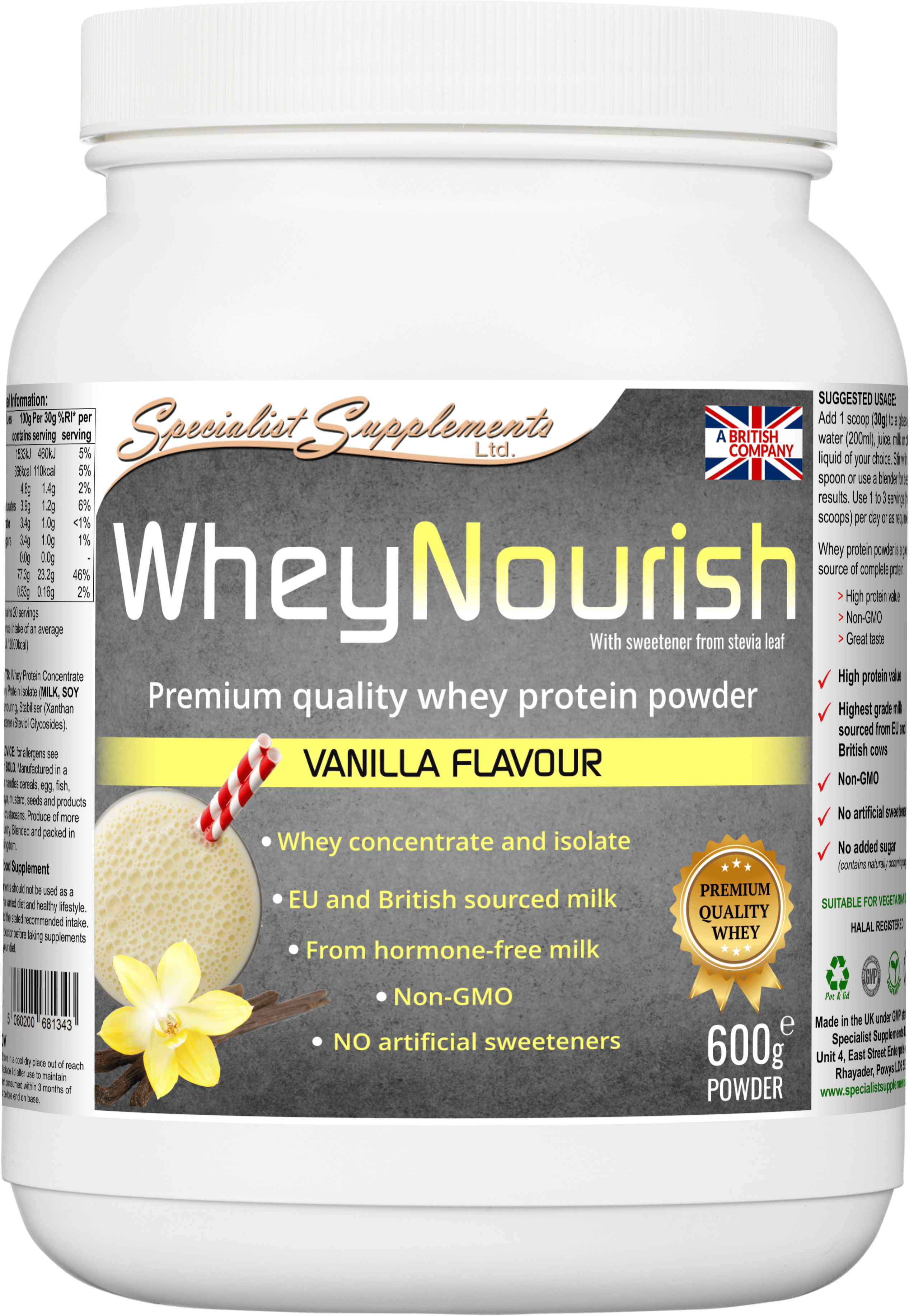 WheyNourish (Vanilla Flavour)