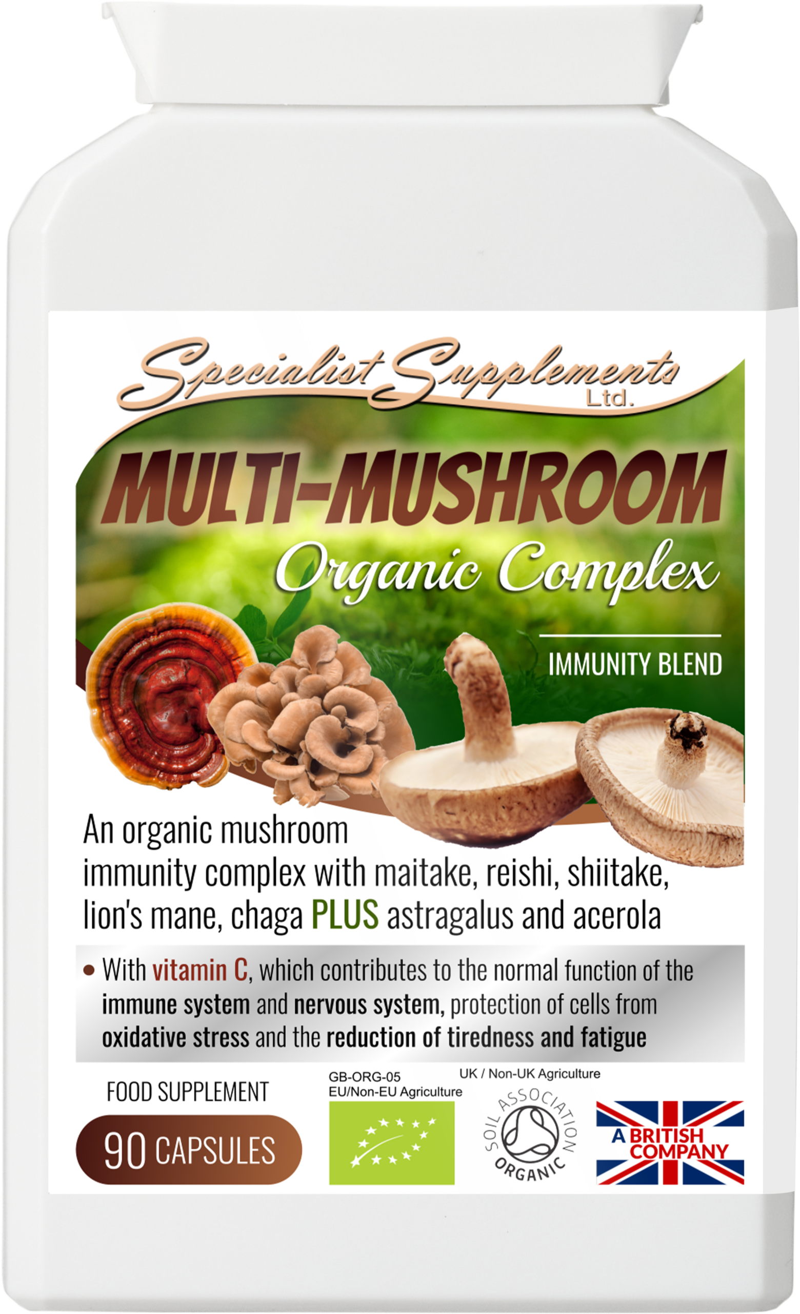 Multi-Mushroom Organic Complex